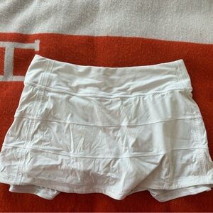 Lululemon Athletica White Mini Skirt